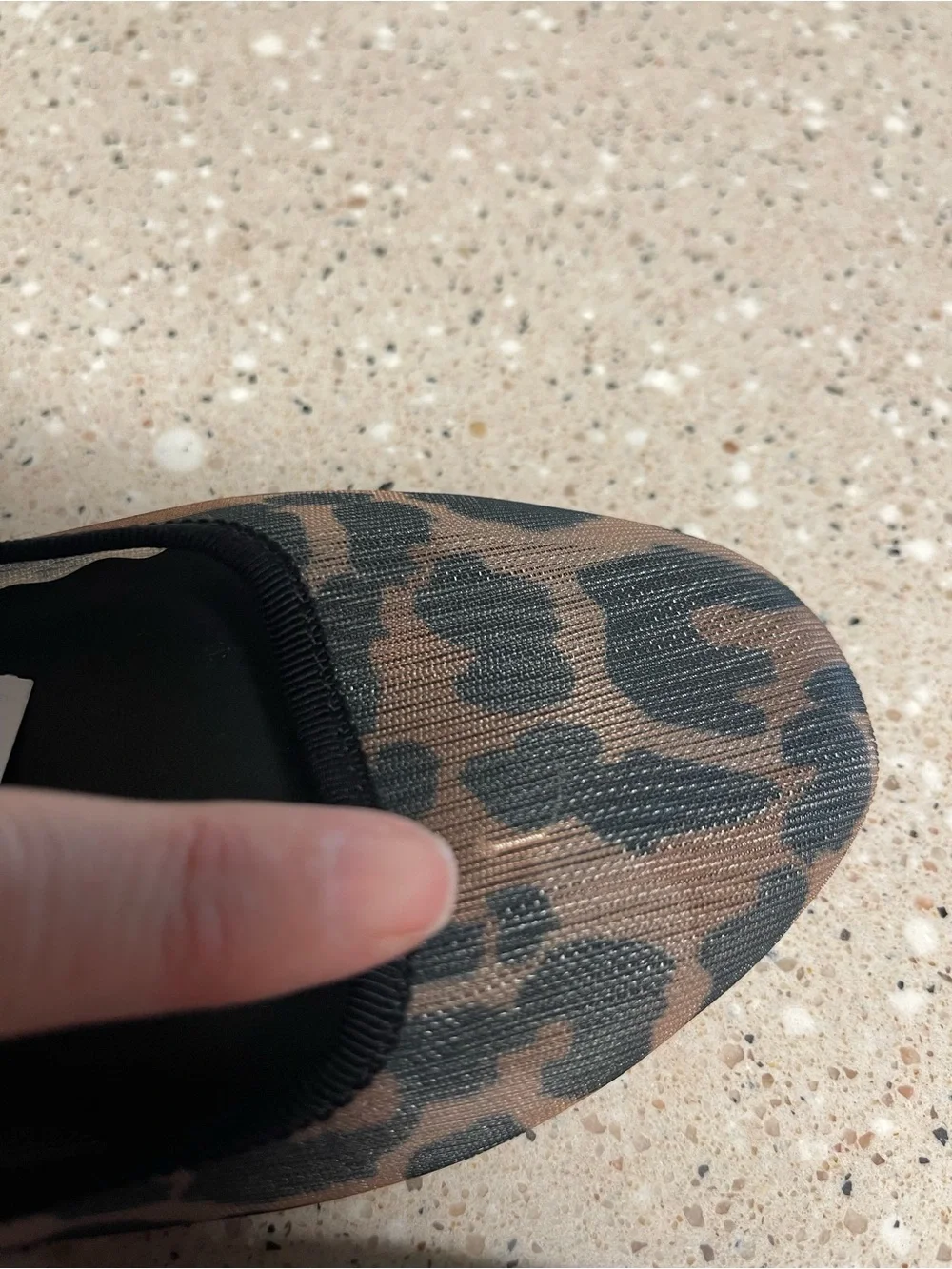Crewcuts NWT Girls' Ballet Flats Size 13 with Straps in Leopard Print Mesh